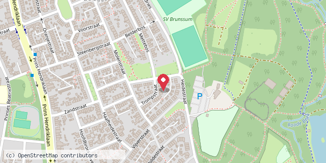 Een kaart met de locatie van oosterhofke