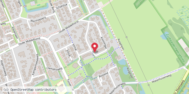 Een kaart met de locatie van Annerie