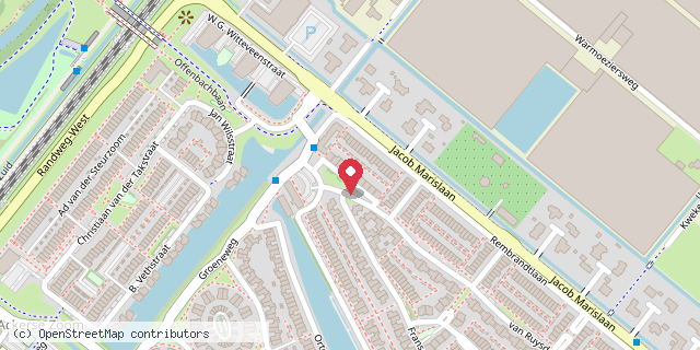 Een kaart met de locatie van Minibieb Kiekeboek!
