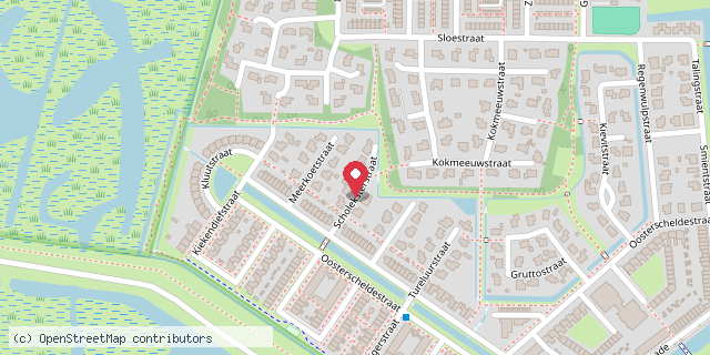 Een kaart met de locatie van Maarten van Hassel Educatie