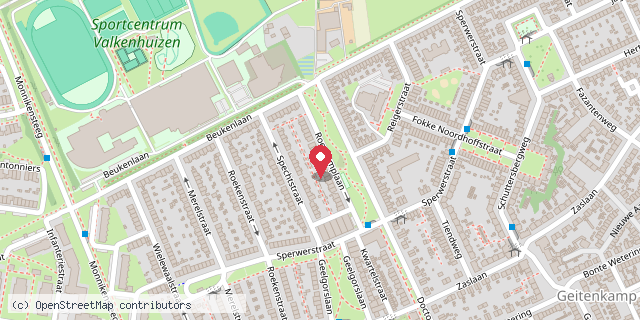 Een kaart met de locatie van Monique te Plate