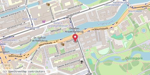 Een kaart met de locatie van Hans Roling