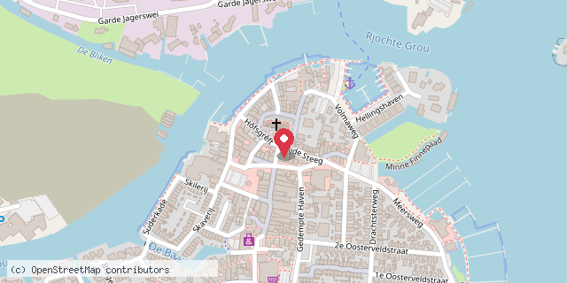 Een kaart met de locatie van Nienhuis Meike