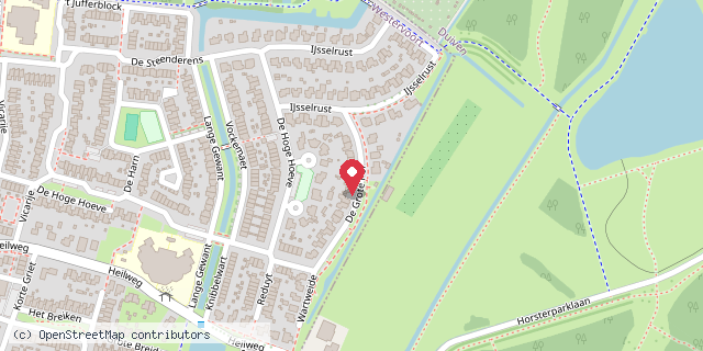 Een kaart met de locatie van De Pol