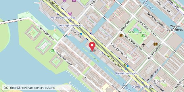 Een kaart met de locatie van Boekenbiep