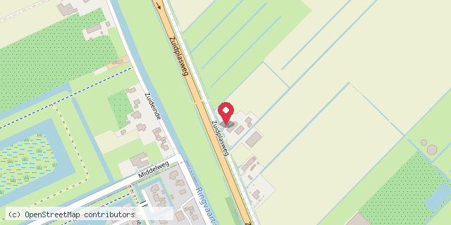 Een kaart met de locatie van Jolanda Kamp