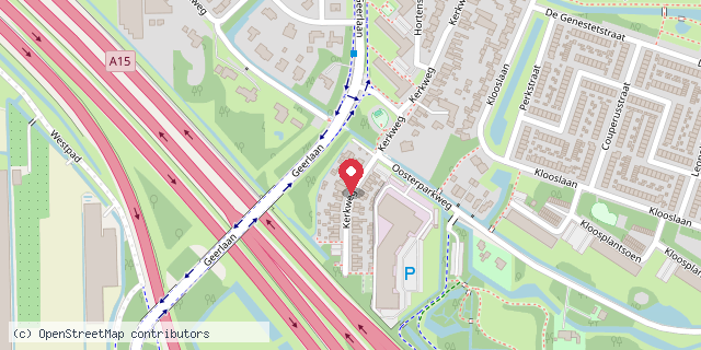 Een kaart met de locatie van Jans minibieb