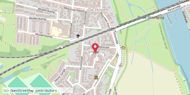 Een kaart met de locatie van Boek & Wikkel