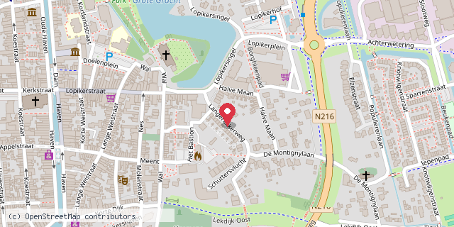 Een kaart met de locatie van Little Free Pages