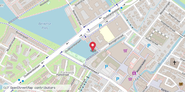 Een kaart met de locatie van Boeken houden van mensen