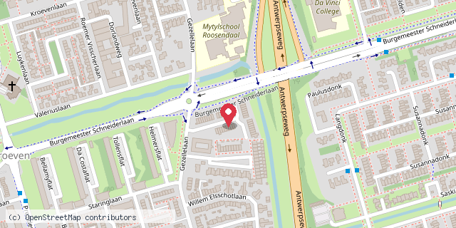 Een kaart met de locatie van De Avonturenkiosk