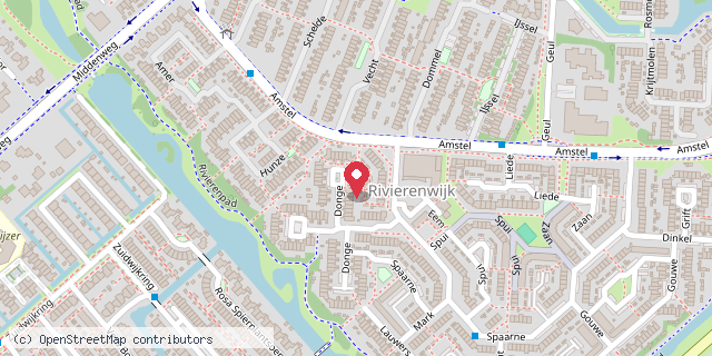Een kaart met de locatie van Diana Di Gennaro