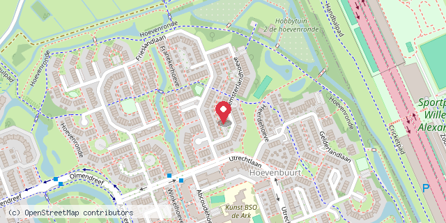 Een kaart met de locatie van Julia