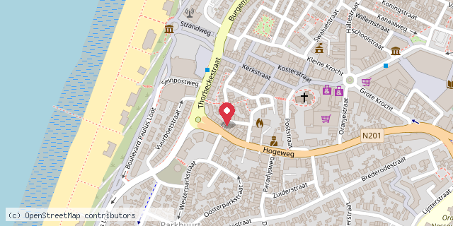 Een kaart met de locatie van Annet's Buurtbiebje