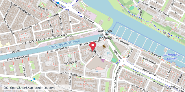 Een kaart met de locatie van Katja Passchier