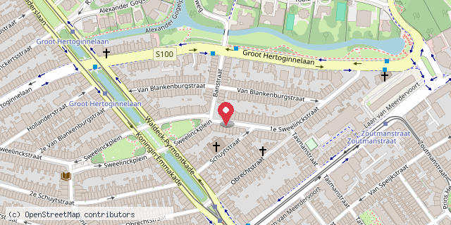 Een kaart met de locatie van Schilders Vergelijken