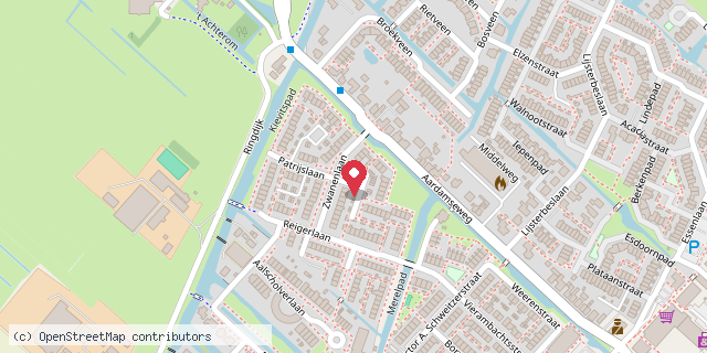 Een kaart met de locatie van Mini Bieb by Brenda
