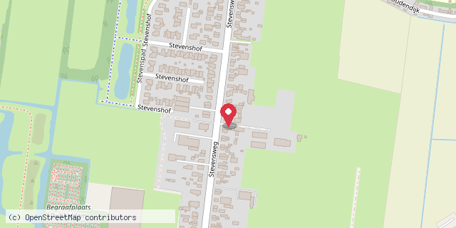 Een kaart met de locatie van Daniera van Poppel