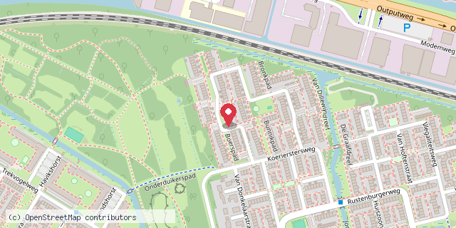 Een kaart met de locatie van Boekfeestje