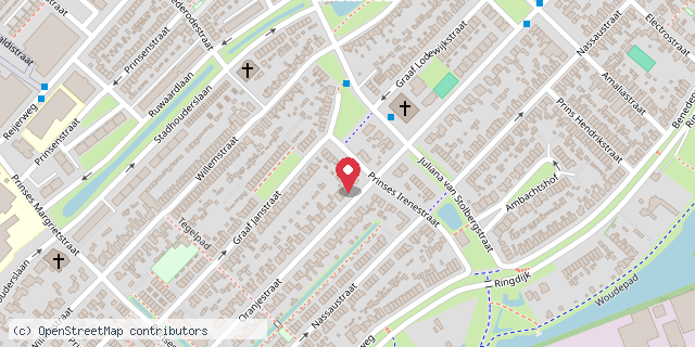Een kaart met de locatie van Emmerich