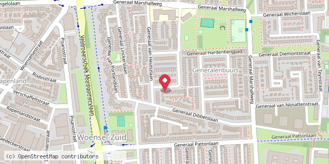 Een kaart met de locatie van Minibieb MauLie