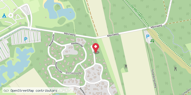 Een kaart met de locatie van Hetty van der Theems-van Eenennaam