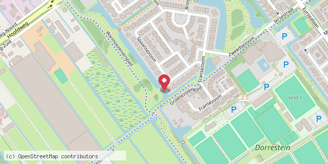 Een kaart met de locatie van Antiquariaat Ghijsbrecht