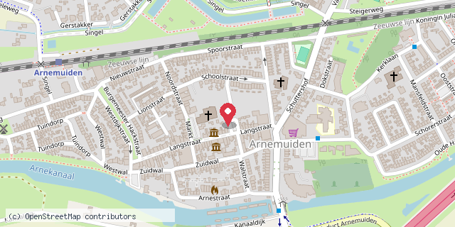 Een kaart met de locatie van De Mortière