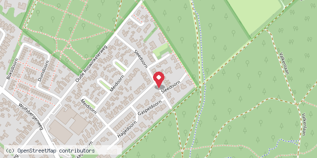 Een kaart met de locatie van Jokes minibieb