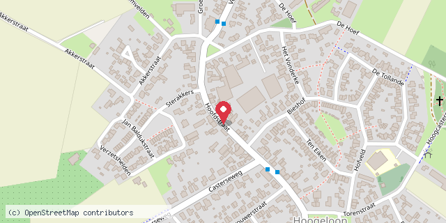 Een kaart met de locatie van De Bieb van Wiep