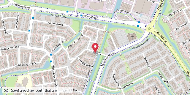 Een kaart met de locatie van Floor