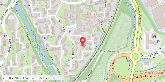 Een kaart met de locatie van JannyWilting
