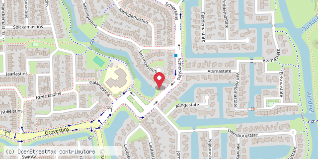 Een kaart met de locatie van Jouw Vlindereffect Minibieb